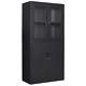 4-Door 71'' Metal Storage Cabinet Pantry Adjustable Shelves Cupboard Organizer