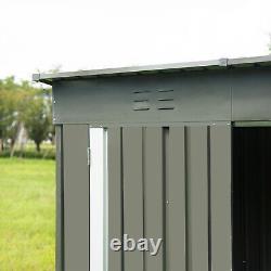 6.0 x4 FT Outdoor Storage Shed Large Metal Tool Sheds Heavy Duty Storage House