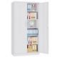 71Tall Metal Garage Storage Cabinet with Lockable Doors 6-Tier Shelves for Home