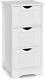 Bathroom Floor Cabinet with 3 Drawers, Tower Storage Cabinet with Anti-Tipping D
