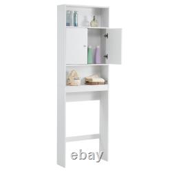 Bathroom Space Saver with Double Door Cabinet Organizer, Over the Toilet Storage