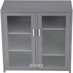 DC DiClasse Display Cabinet Floor Stand Storage Adjustable Sideboard Glass Door
