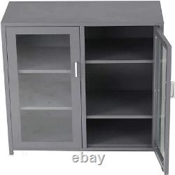 DC DiClasse Display Cabinet Floor Stand Storage Adjustable Sideboard Glass Door