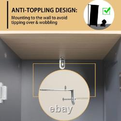 Floor Bedroom Cabinet 4-Drawers Bathroom Chest Storage Organizer Pantry Kitchen
