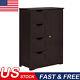 Floor Cabinet Shelving Storage With 4 Drawers Bathroom Home Toiletries Towels New