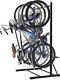Freestanding Bike Rack Bicycle Storage Rack for Garage Max 5 Bikes Solid Steel