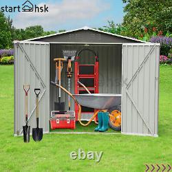 Heavy Duty Tool Sheds Storage Outdoor Storage House toolShed Lockable Waterproof