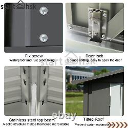Heavy Duty Tool Sheds Storage Outdoor Storage House toolShed Lockable Waterproof
