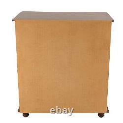 Home Storage Cabinet with Door Floor Storage Stand Furniture Unit & 4 Drawers US