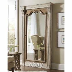 Hooker Furniture Chatelet Floor Mirror with Jewelry Storage in White