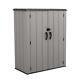 Lifetime Vertical Storage Shed, Floor Included, 4.69 ft. X 2.58 ft. X 5.72 ft
