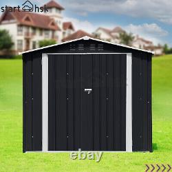Metal Storage Shed Steel Yard Small House Tools Shed withLockable Door for Ourdoor