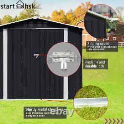 Metal Storage Shed Steel Yard Small House Tools Shed withLockable Door for Ourdoor