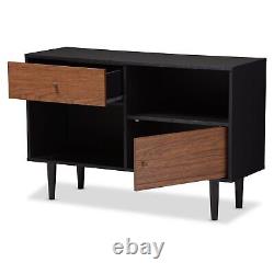 Modern Sideboard Storage Cabinet Floor Cabinet Stand with 1 Drawer Living Room