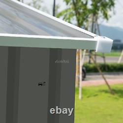 Outdoor Storage Shed Metal Tool Sheds Heavy Duty Storage House Lockable Door New