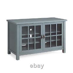 Oxford Square TV Stand for TVs up to 55, Antique Blue