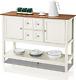 Sideboard Buffet Cabinet Kitchen Console Table Wood Storage Cabinet with Storage