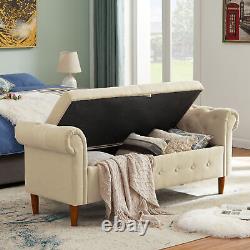 Space Saving Storage Multipurpose Rectangular Bench Sofa Stool New Style US