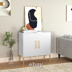 Storage Cabinet with 2 Doors Free Standing Cabinet, Modern Wooden Sideboard wi