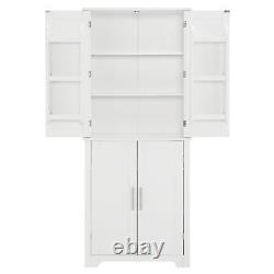 Storage Cabinets Cupboard WithAdjustable Shelves Drawer Freestanding Floor Cabinet
