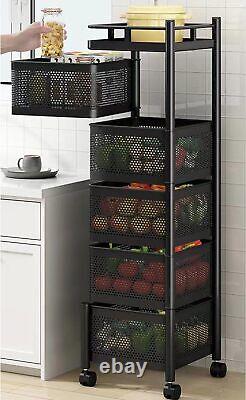 Storage Shelves Rack for Kitchen vegetable Organizer Fruit Basket floor Shelf