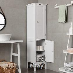 Tall Bathroom Floor Cabinet, Multifunctional Freestanding Storage Cabinet with T