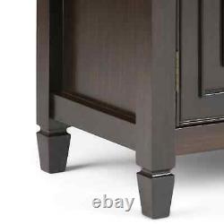 Traditional Entryway Storage Cabinet Adjustable Shelves Buffet 2 Doors 2 Drawers