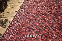 Turkoman Sumak 80''x131'' Handwoven Carpet 205x335cm Tribal Eclectic Rug 6x10