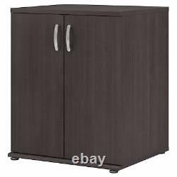 Universal Floor Storage Cabinet with Doors by Bush Business White