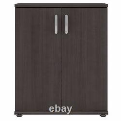 Universal Floor Storage Cabinet with Doors by Bush Business White