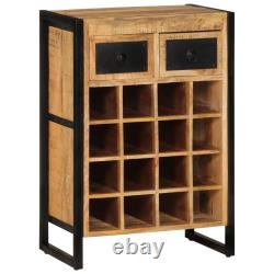 Wine Cabinet Bottle Holder Organizer Floor Wine Cabinet for Book DVD vidaXL